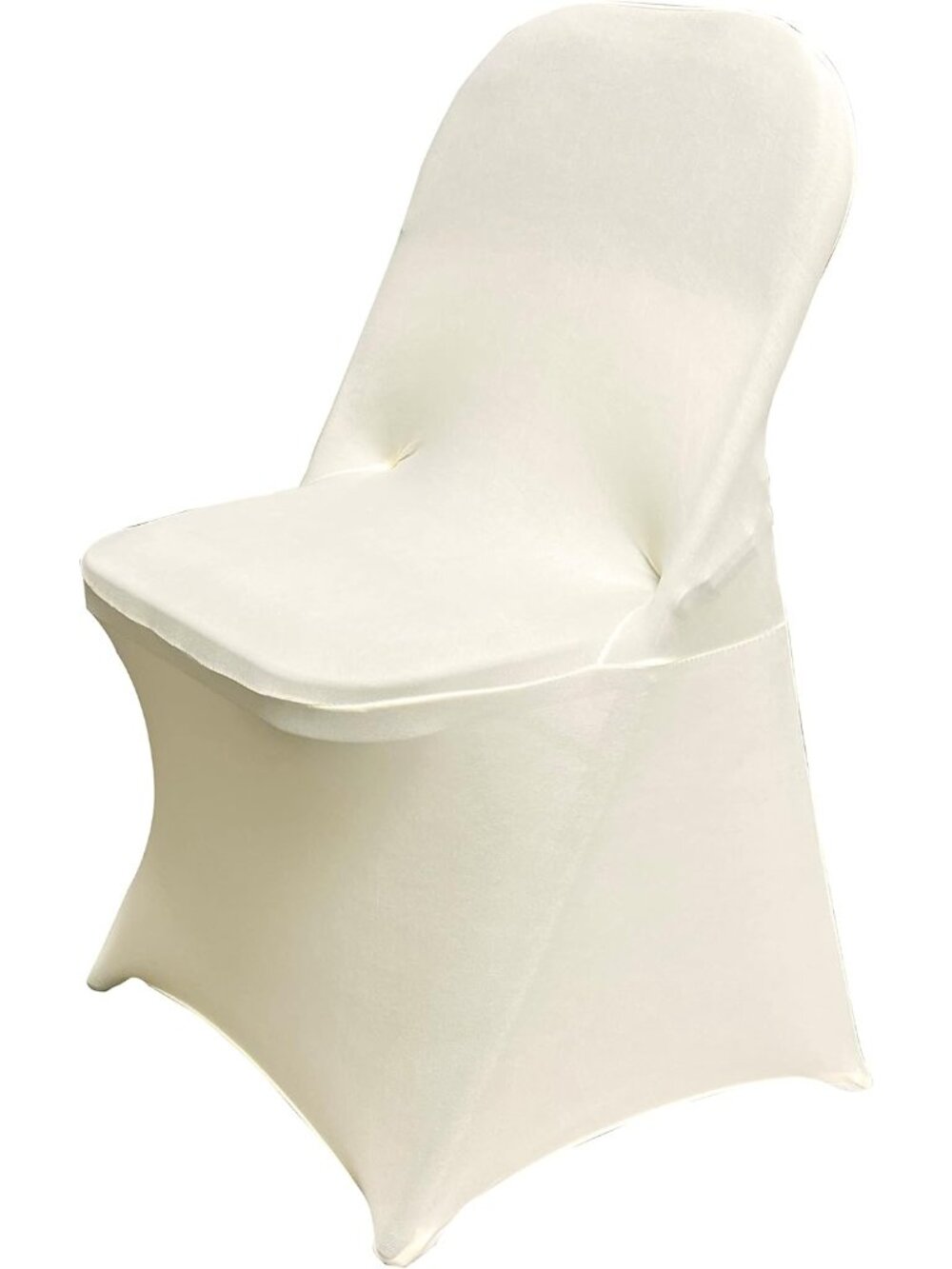 Stretch Spandex Folding Chair Covers 30PCS Ivory